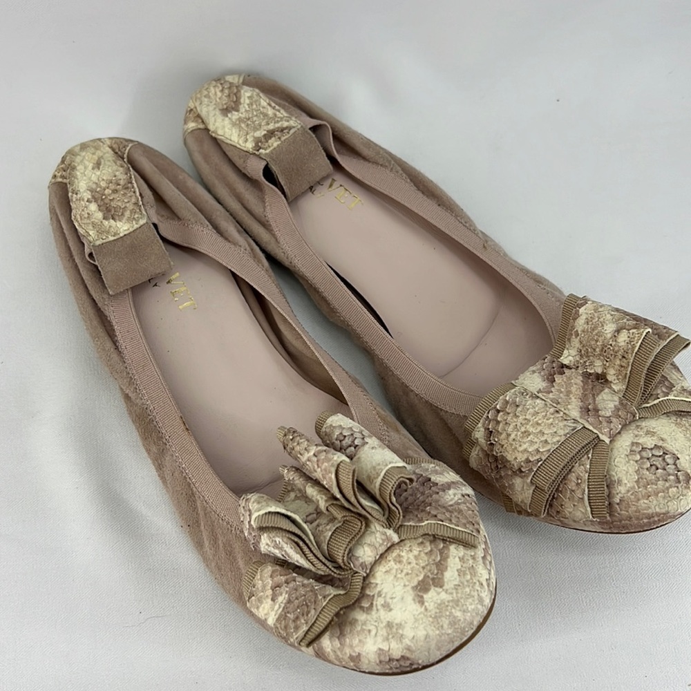 Blue Velvet Made in Italy Flats